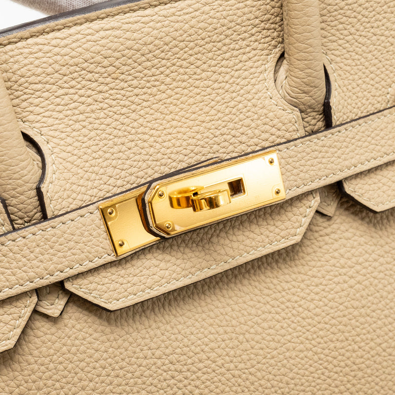 Hermes Birkin 30 Togo Trench GHW Stamp X