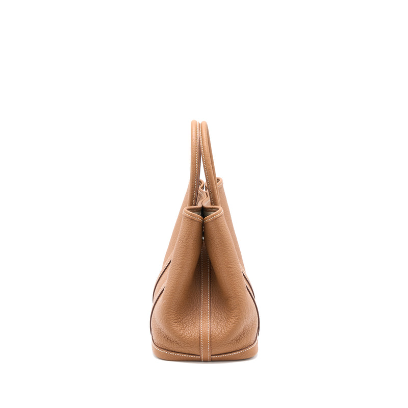 Hermes Garden Party 30 Negonda Gold SHW Stamp Y