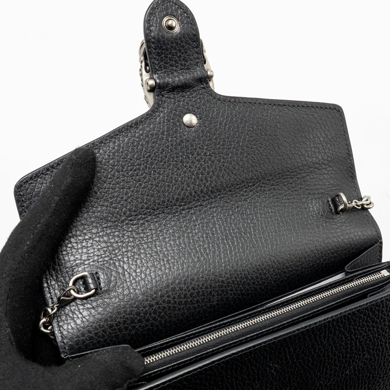Gucci Dionysus Wallet on Chain Calfskin Black SHW