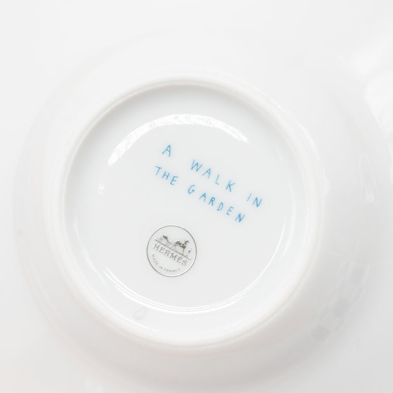 Hermes A Walk In The Garden Coffee Cup and Saucer Blue (2 Sets)