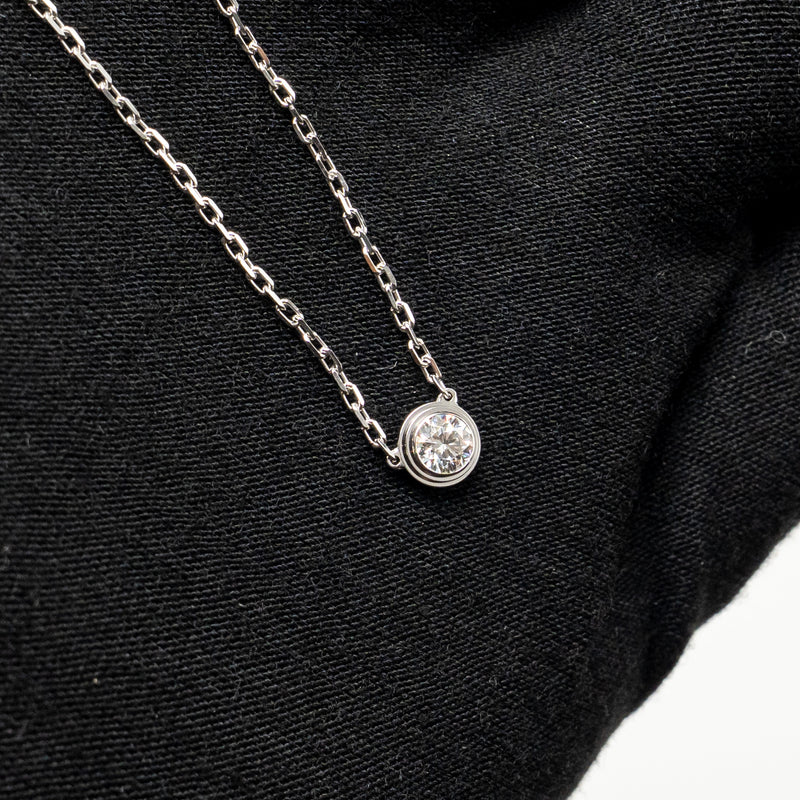 Cartier D’Amour Necklace Large Model White Gold, Diamond