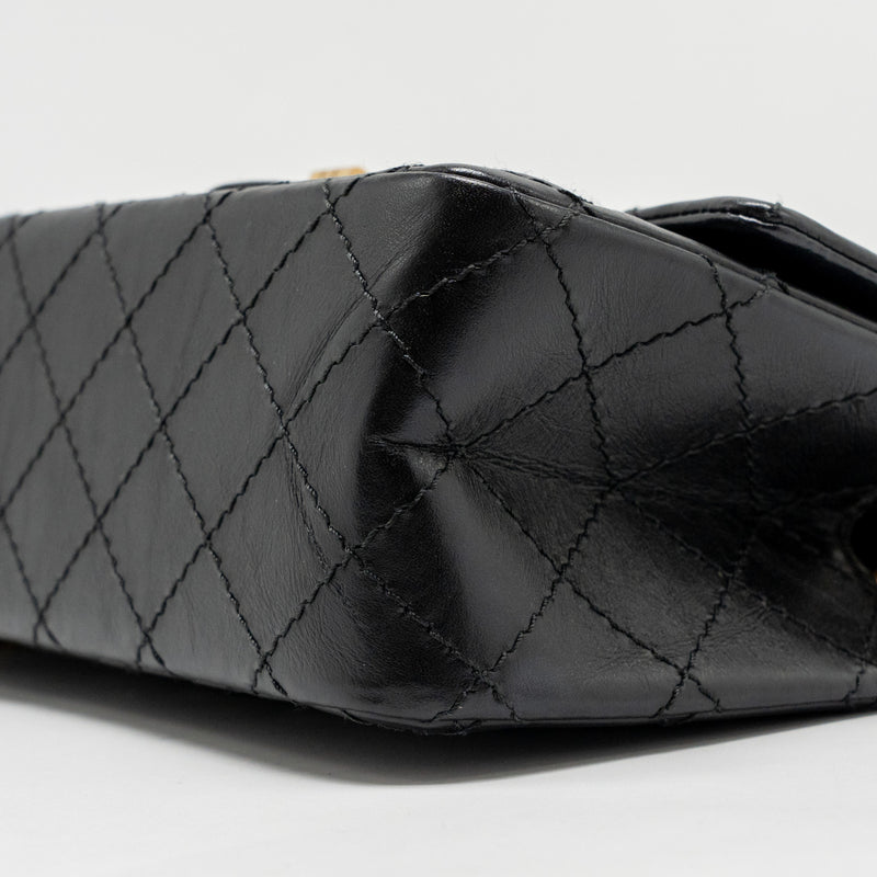 Chanel Mini 2.55 Reissue Aged Calfskin Black GHW