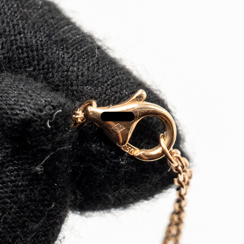 Cartier love pendant 2 diamonds rose gold