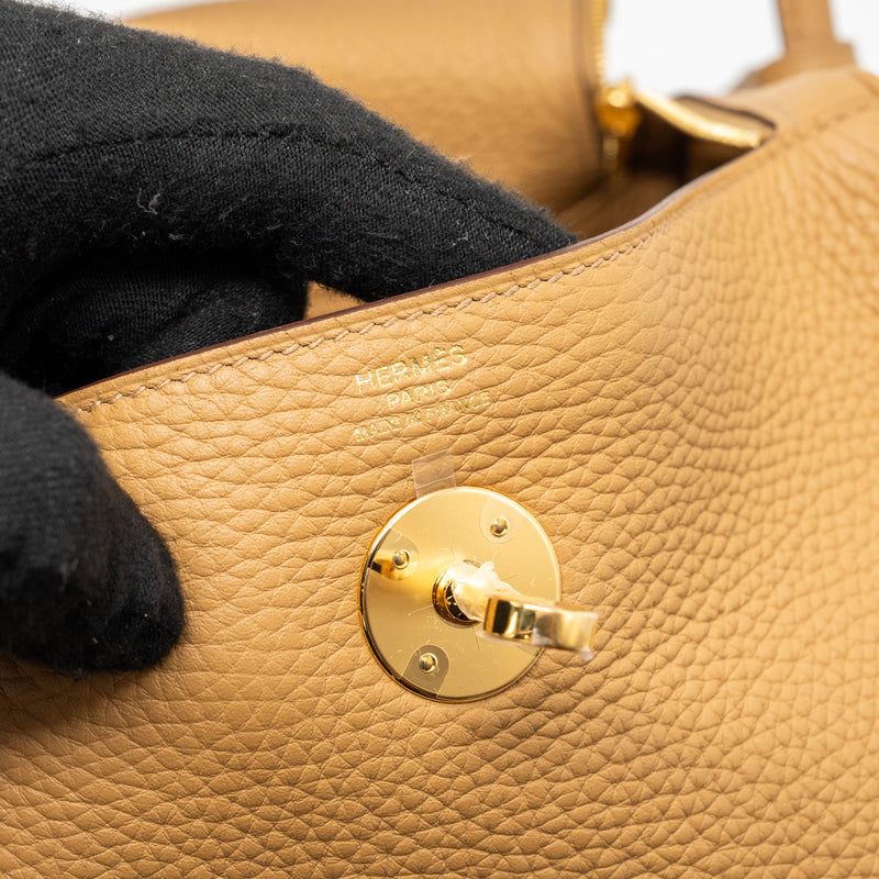 Hermes Lindy 26 Clemence Biscuit GHW Stamp B