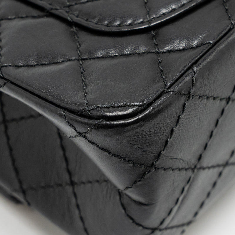 Chanel Mini 2.55 Reissue Aged Calfskin Black GHW
