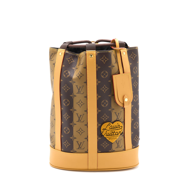 Louis Vuitton X Nigo Randonnee Messenger Monogram Reverse Canvas GHW (New Version)