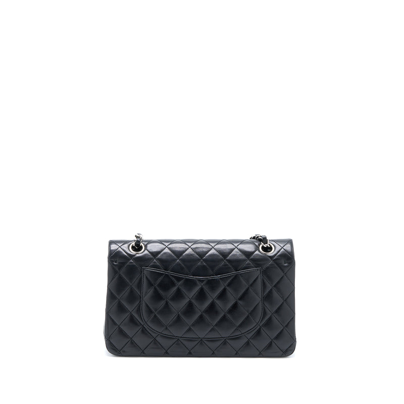 Chanel Medium Classic Double Flap Bag Lambskin Black SHW