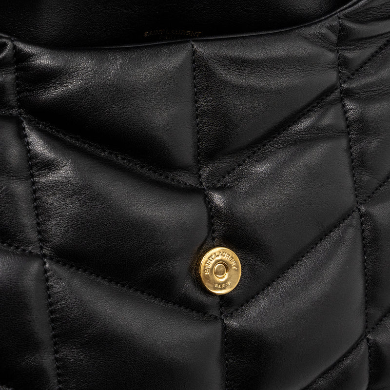 Saint Laurent/YSL Small Puffer Quilted Nappa Black GHW