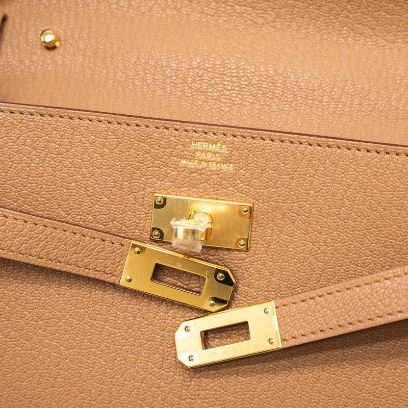 Hermes Kelly To Go Chevre Mysore Quebracho GHW Stamp U