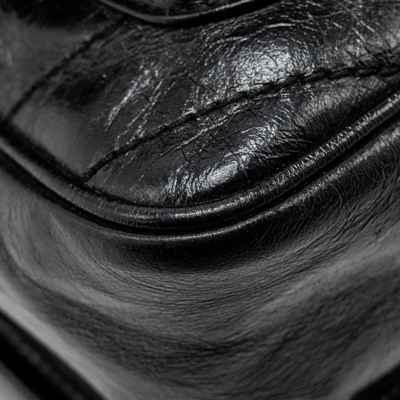 Saint Laurent Medium Niki Calfskin Black Ruthenium Hardware
