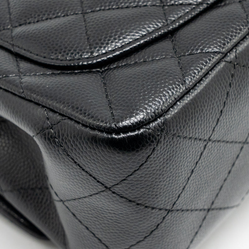 Chanel Mini Square Flap Bag Caviar Black LGHW