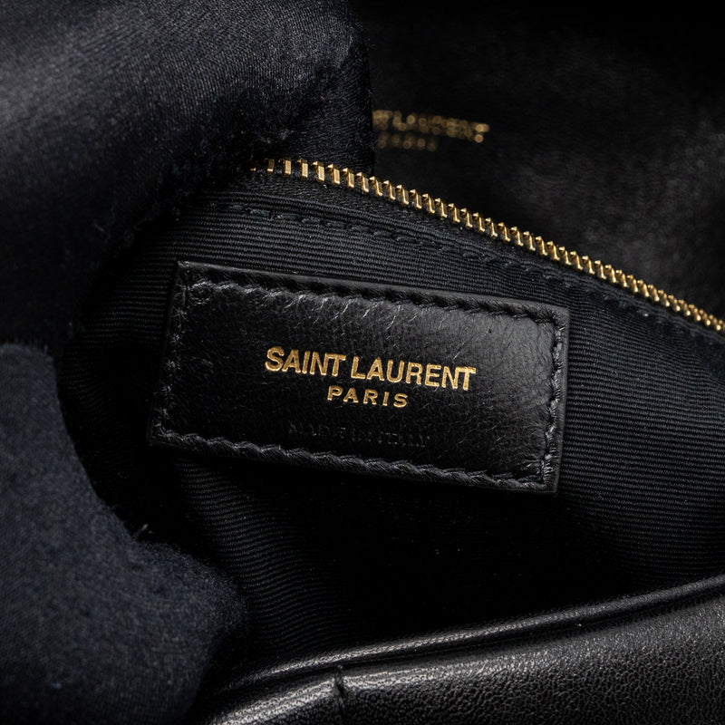 Saint Laurent/YSL Small Puffer Quilted Nappa Black GHW