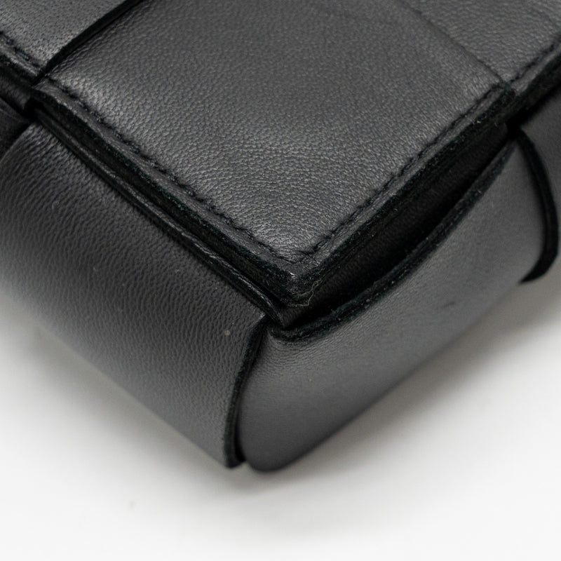 Bottega Veneta Cassette Belt Bag Calfskin Black GHW