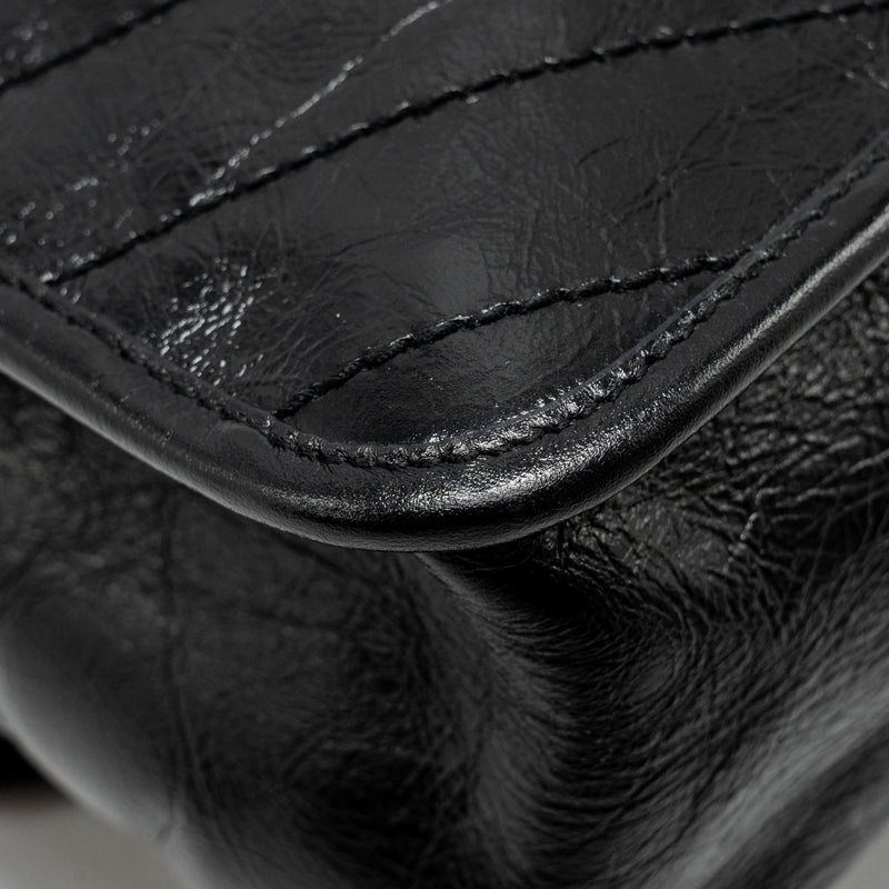 Saint Laurent Medium Niki Calfskin Black Ruthenium Hardware