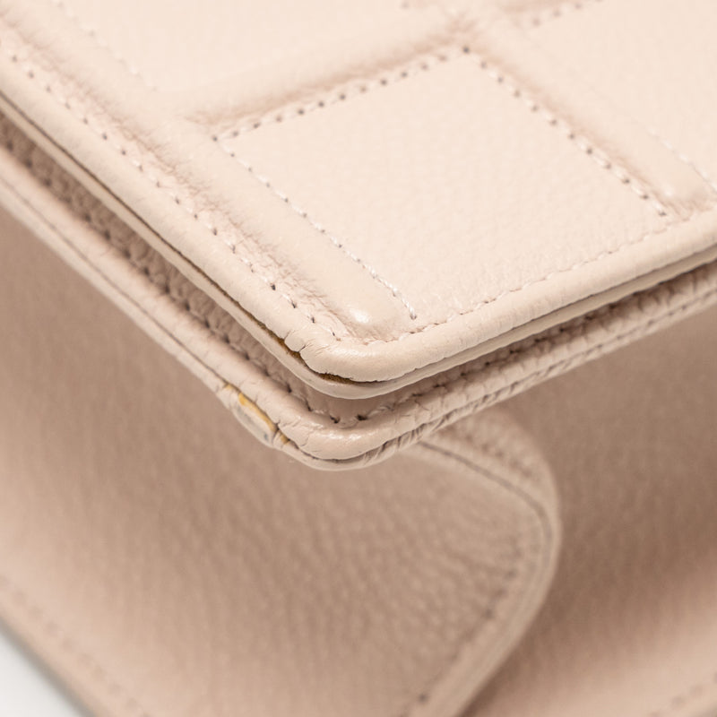 Dior Medium Diorama Grained Calfskin Light Pink SHW