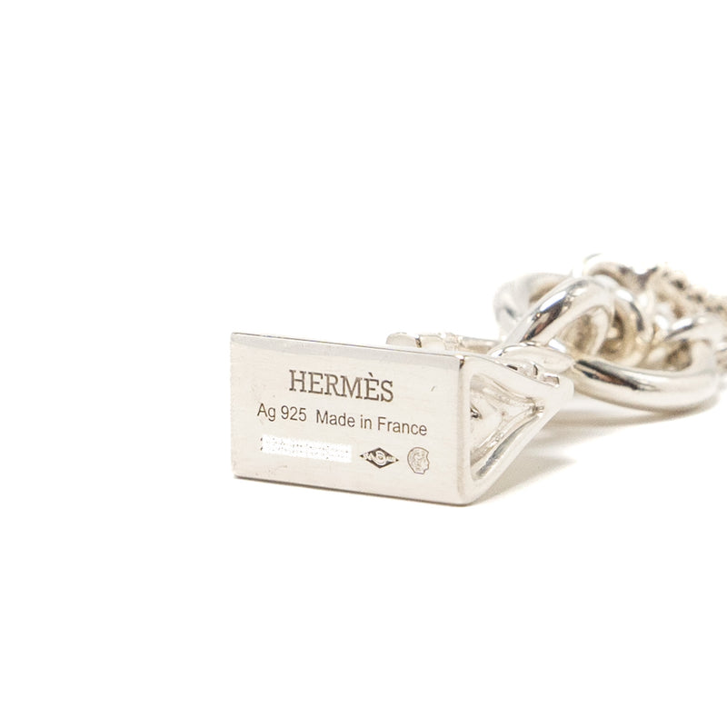 Hermes Birkin amulette pendant sterling silver