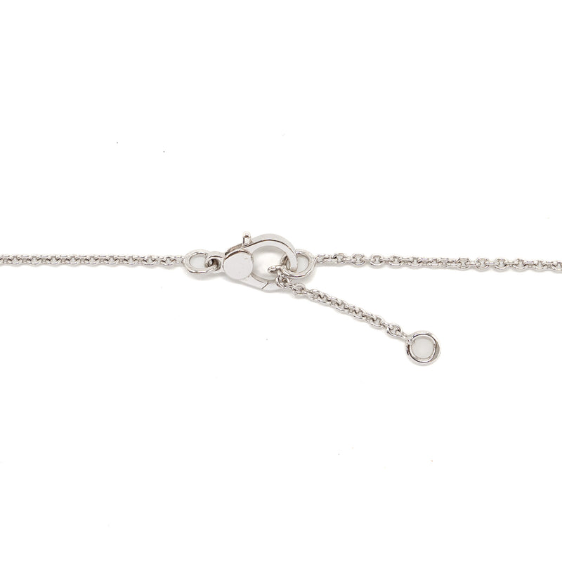 Hermes finesse necklace white gold, diamonds