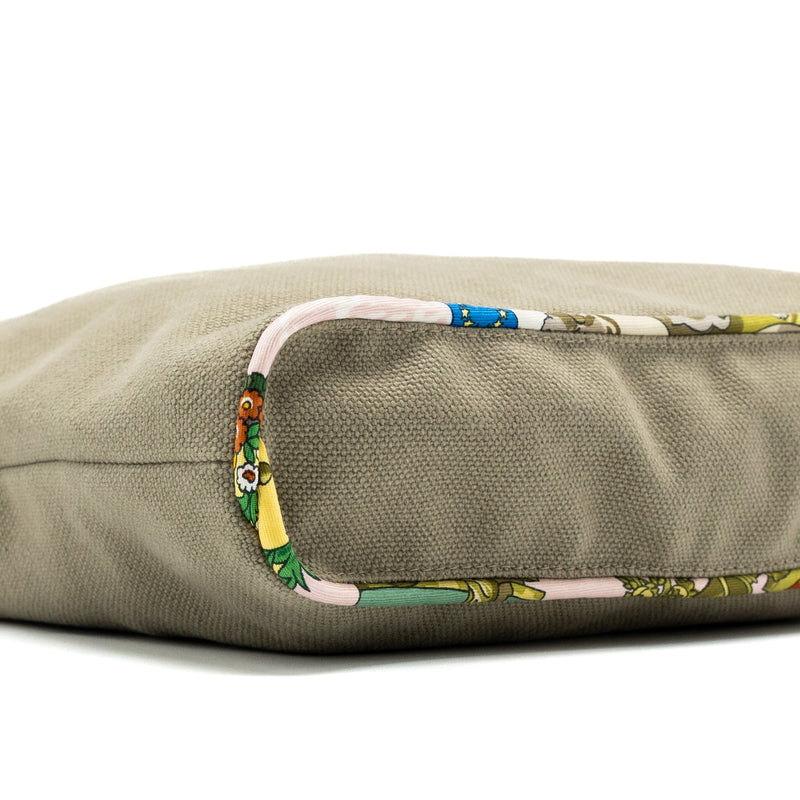 Hermes Petit Sac De Toile/Clemence Multicolour SHW