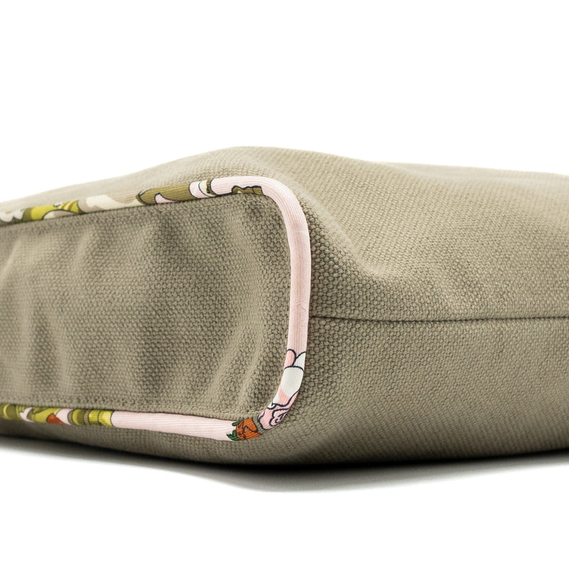 Hermes Petit Sac De Toile/Clemence Multicolour SHW