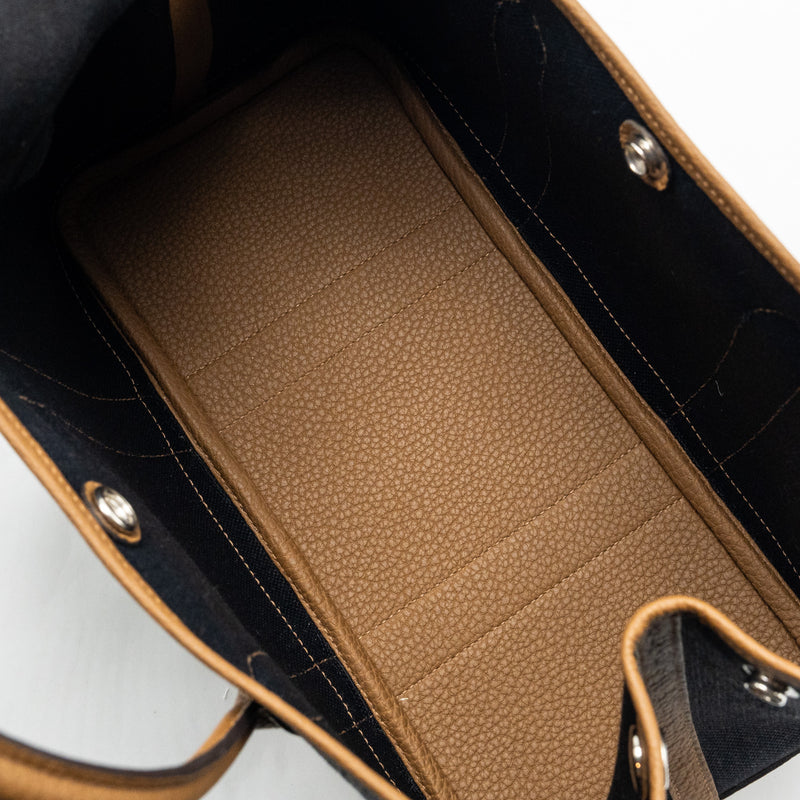 Hermes Garden Party 30 Canvas/Negonda Alezan/Black SHW Stamp B