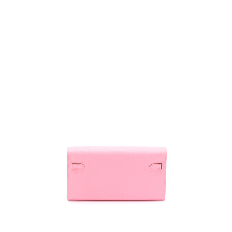 Hermes Kelly To Go Epsom 1Q Rose Confetti SHW Stamp U