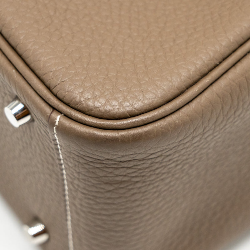 Hermes Mini Lindy Clemence Etoupe SHW STAMP B