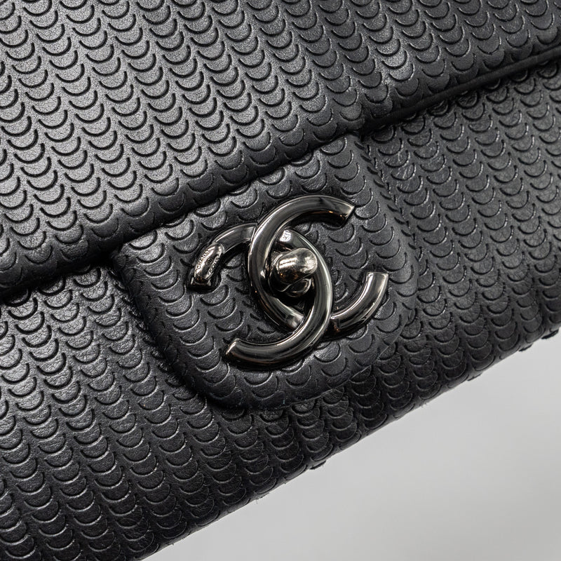 Chanel Flap Clutch Lambskin Black with Black Hardware