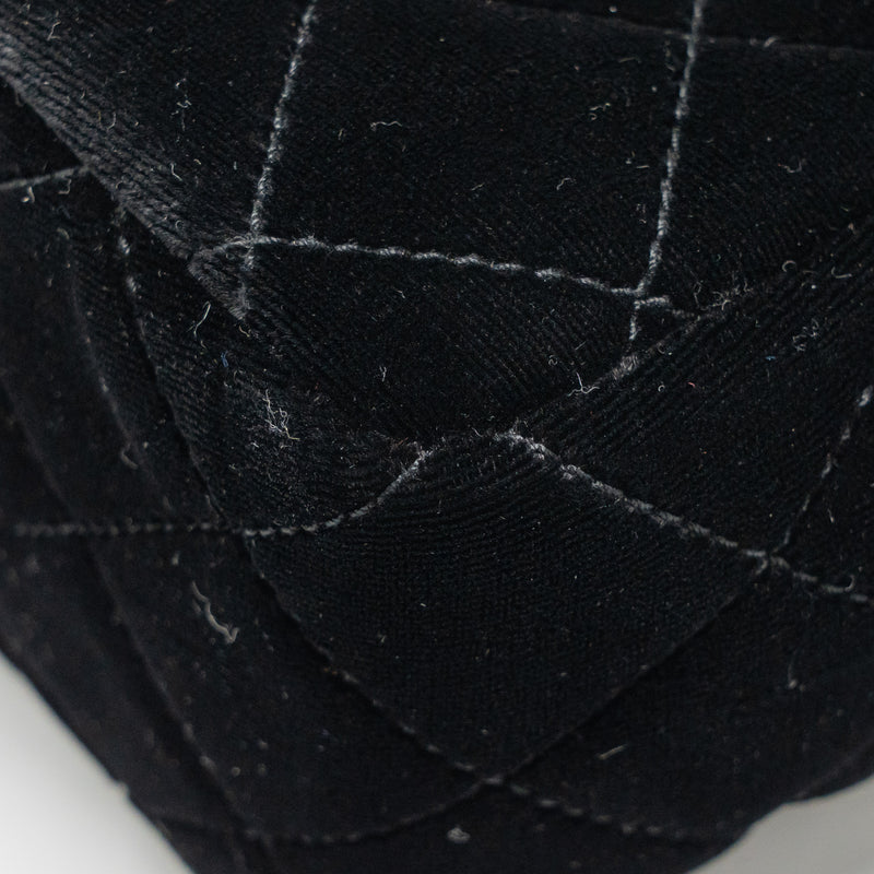 Chanel 23B Hobo Bag Velvet Black GHW (microchip)