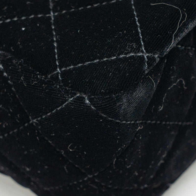 Chanel 23B Hobo Bag Velvet Black GHW (microchip)