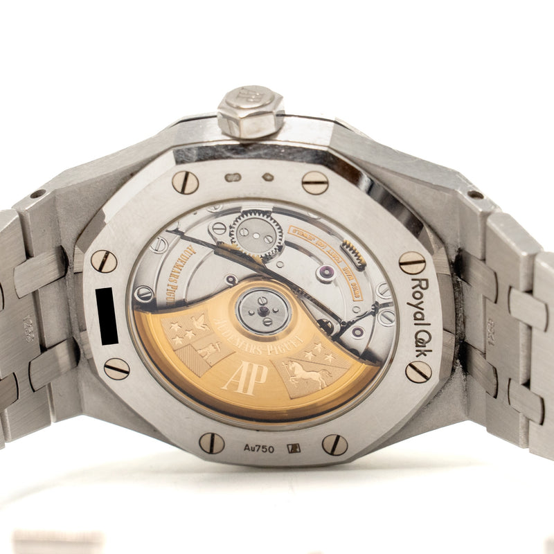 Audemars Piguet Royal Oak 37mm Frosted White Gold, Black Dial, Model: 15454BC.GG.1259BC.03