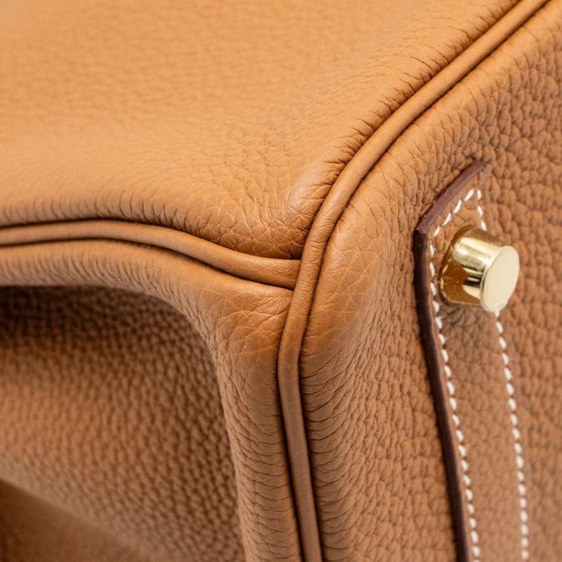 Hermes birkin 30 togo gold GHW Stamp Z