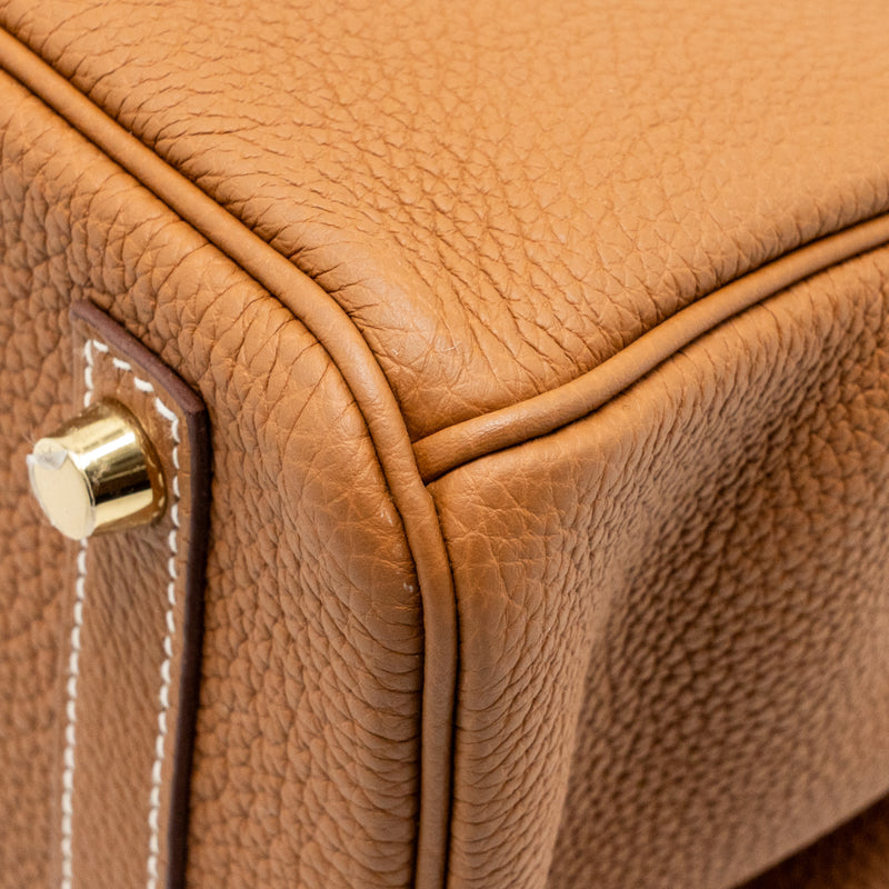Hermes birkin 30 togo gold GHW Stamp Z