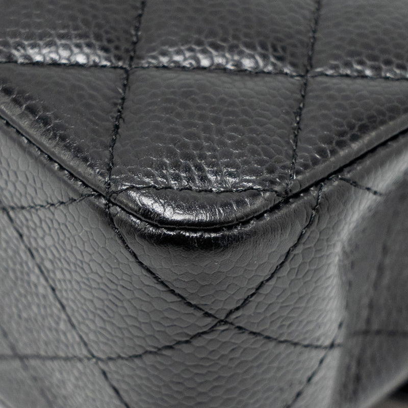 Chanel Medium Classic Double Flap Bag Caviar Black GHW