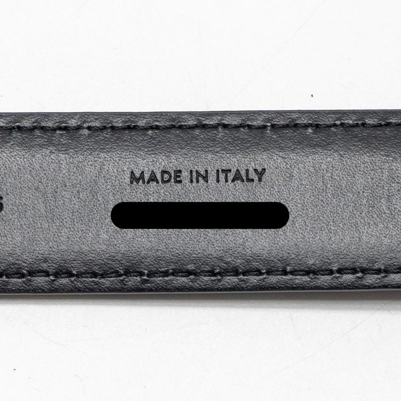 Celine size 85 triomphe belt 25mm calfskin black GHW