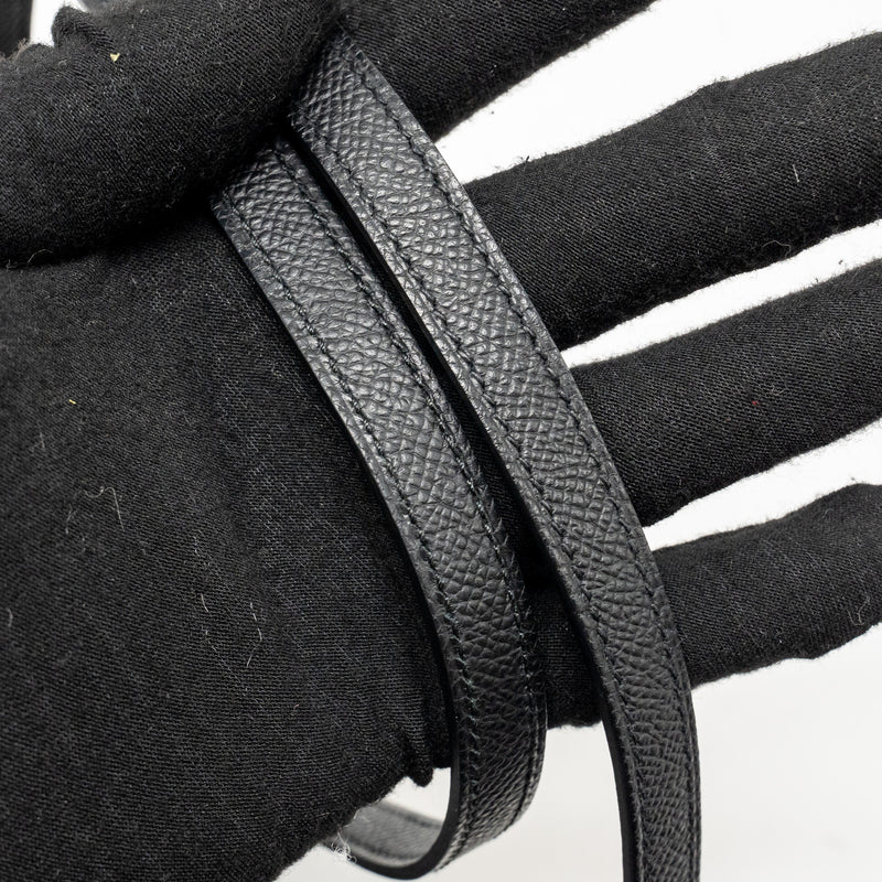 Hermes Constance Elan Epsom Black SHW Stamp K