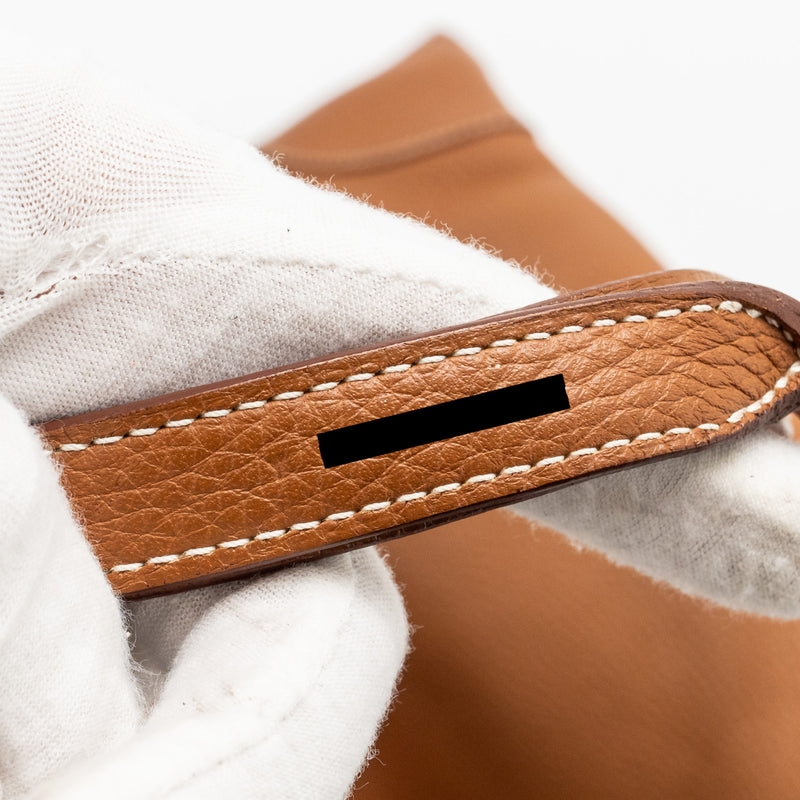 Hermes Silkcity 33 Clemence Gold SHW Stamp Y