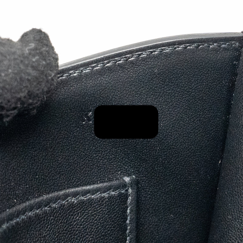 Hermes Constance Elan Epsom Black SHW Stamp K