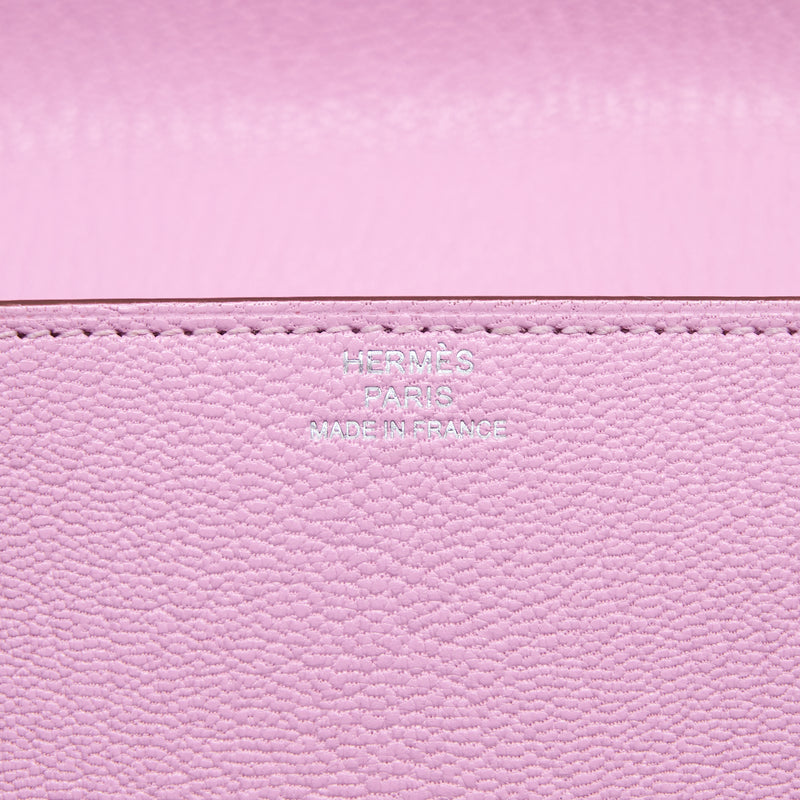 Hermes Cinhetic To Go Chevre Mysore X9 Mauve Sylvestre SHW Stamp D