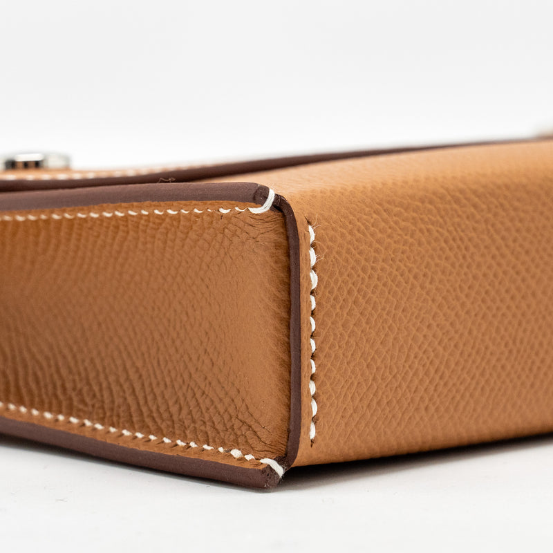 Hermes Hermesnap Epsom Gold SHW Stamp W