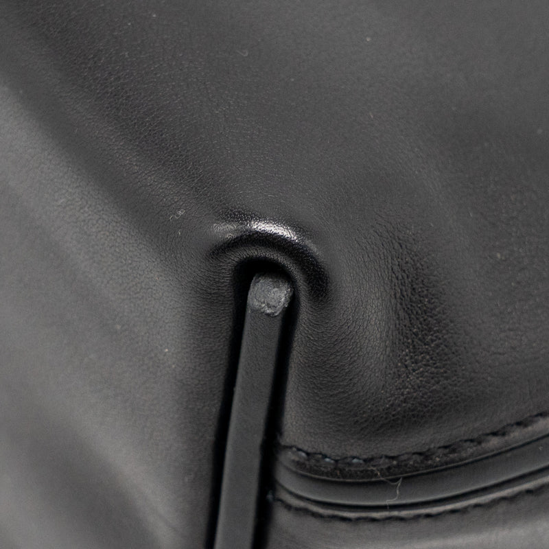 Hermes Mini 2424 24/24-21 Bag Swift Black SHW Stamp K
