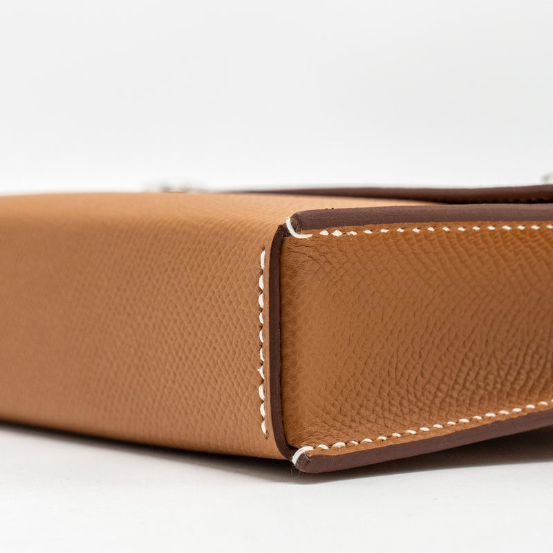 Hermes Hermesnap Epsom Gold SHW Stamp W