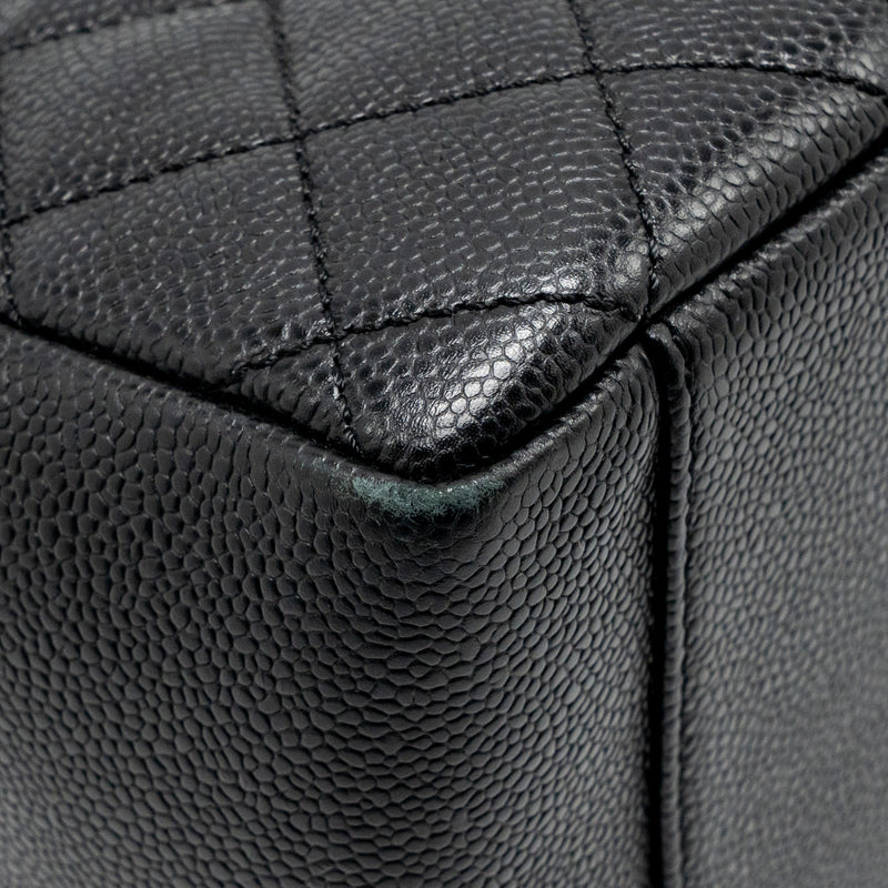 Chanel Grand Shopping Tote Bag caviar Black GHW