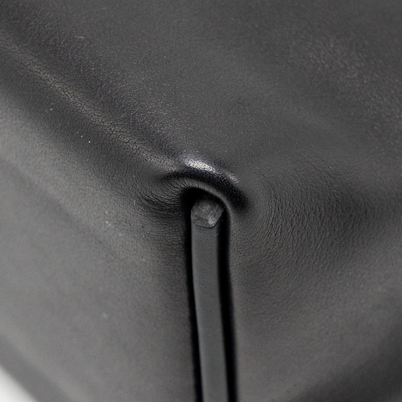 Hermes Mini 2424 24/24-21 Bag Swift Black SHW Stamp K