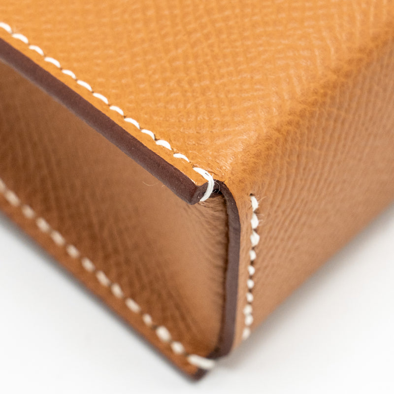 Hermes Hermesnap Epsom Gold SHW Stamp W