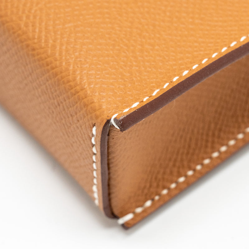 Hermes Hermesnap Epsom Gold SHW Stamp W