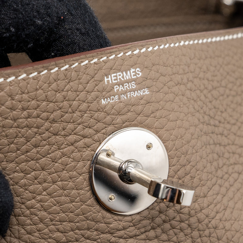 Hermes Lindy 26 Clemence Etoupe SHW Stamp D