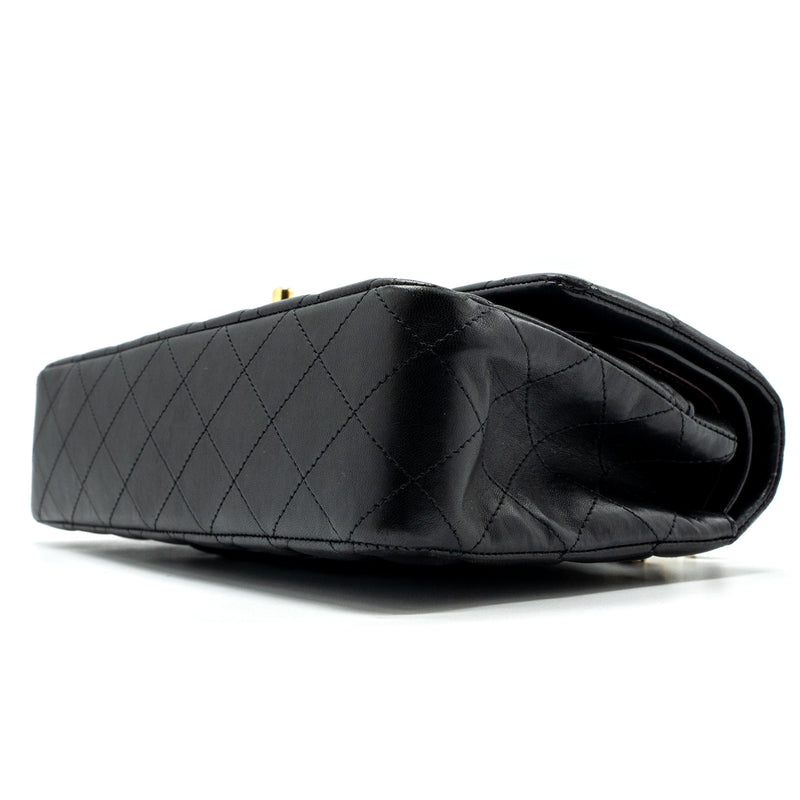 Chanel Medium Classic Flap Bag Lambskin Black GHW
