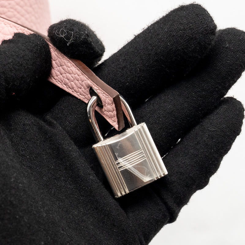Hermes Picotin 18 Lock Bag Clemence 3Q Rose Sakura SHW Stamp U