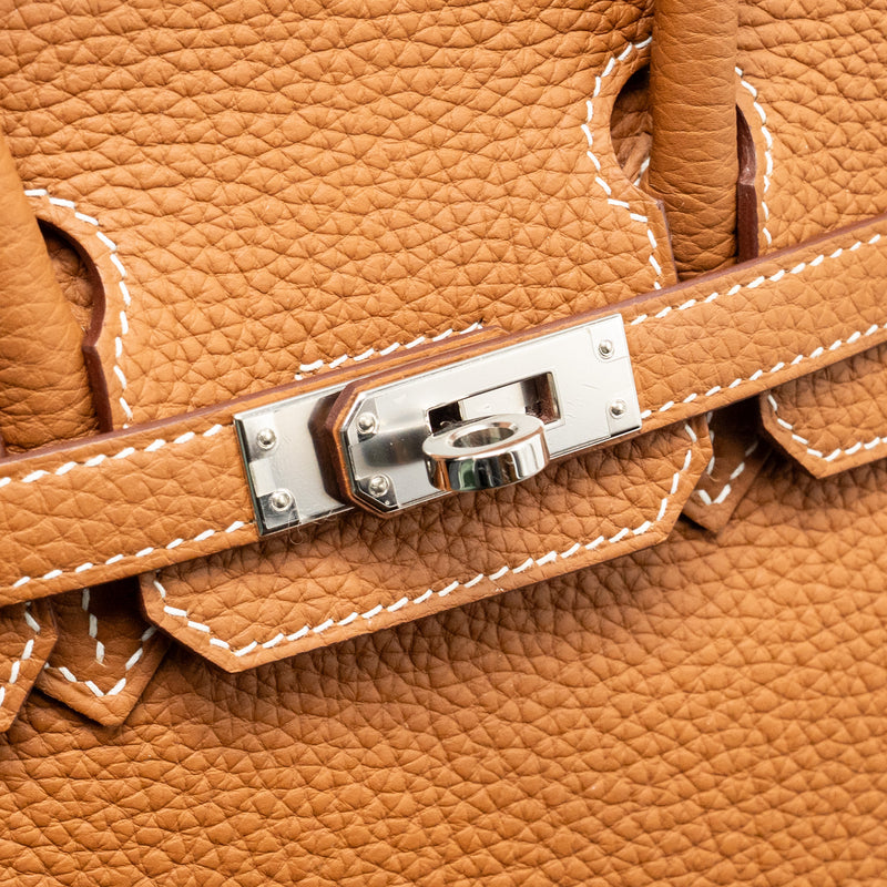 Hermes Birkin 25 togo Gold SHW Stamp Z