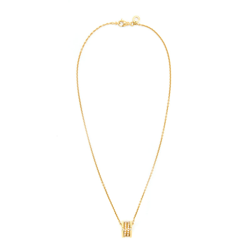 Bvlgari B.Zero 1 Necklace Yellow Gold Diamonds (Old Version)